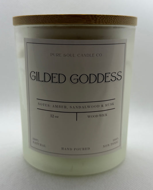 Gilded Goddess Candle
